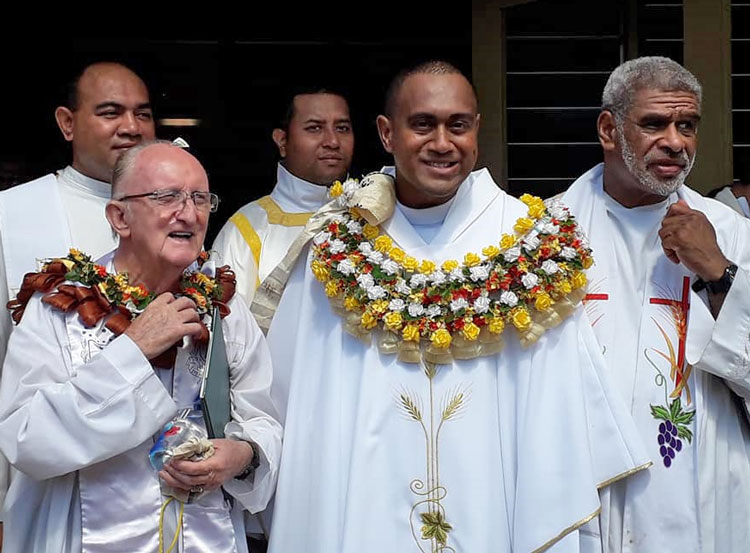 0518 0418 Ord Fr Mikaele Tuilau sm jim ross first Mass